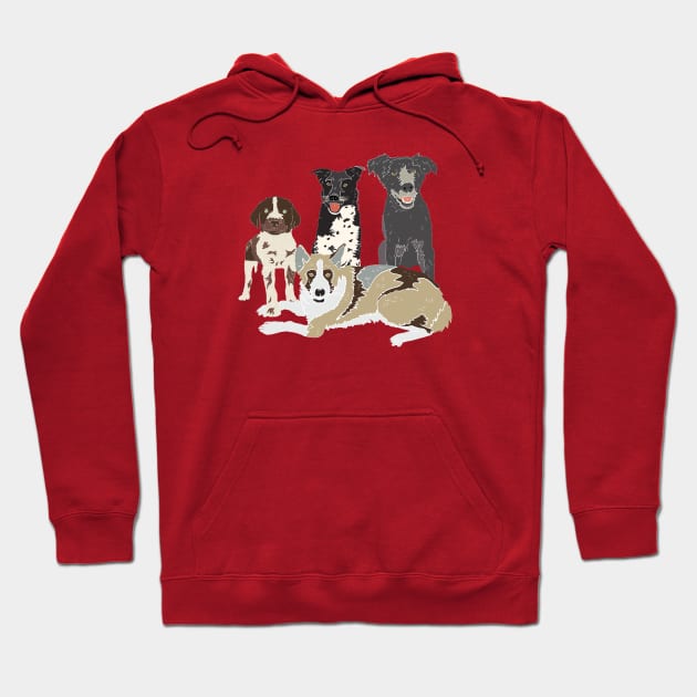 The Dog Squad 2- your favorite best friends Hoodie by NickiPostsStuff